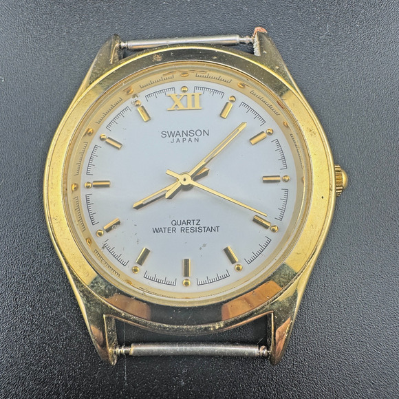 Swanson Accessories - Vintage Swanson Japan Quartz Gold Tone Watch No Strap